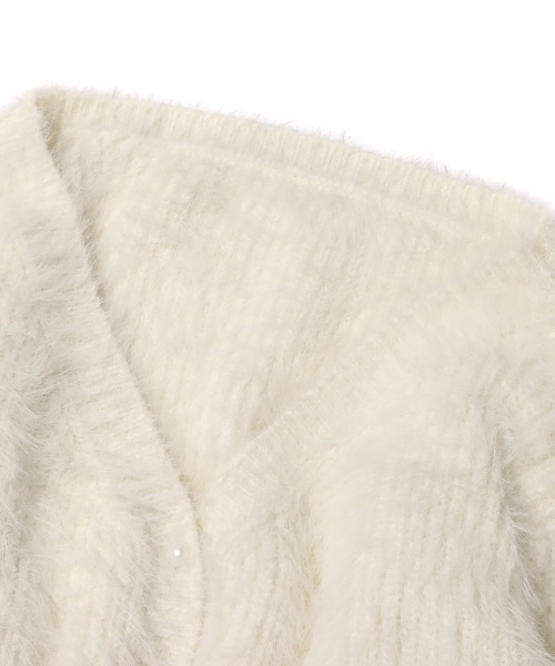 atmos pink(アトモスピンク)の「atmos pink × Girls2 カーディガン 【SP】(カーディガン/ボレロ・レディース・ラベンダー/ホワイト/ベージュ・FREE)」の9枚目の写真