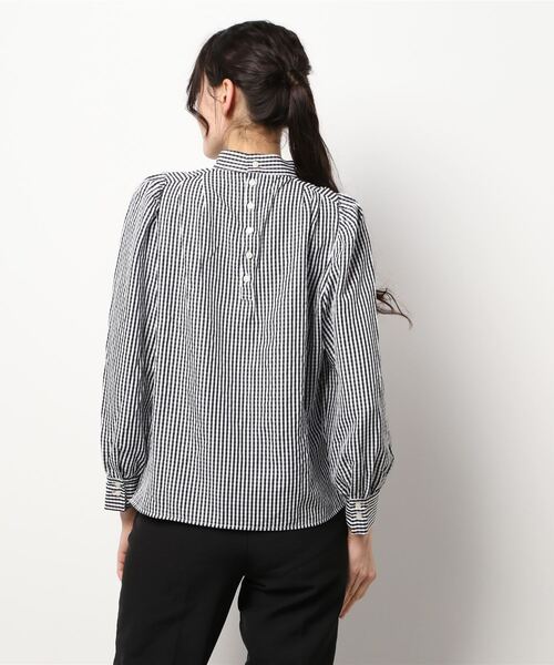 ho☺︎様　CELINE ギンガムチェックブラウス emi+（エミプラス）の「プチハイネックギンガムチェックブラウス