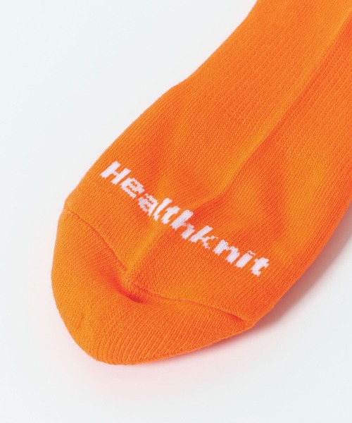 URBAN RESEARCH DOORS（アーバンリサーチドアーズ）の「HealthKnit　ヒールロゴクルー（ソックス/靴下・メンズ・オレンジ系その他/グリーン系その他・-）」の8枚目の写真