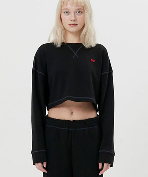 トレーナー スウェット KIRSH DOODLE CHERRY CROP SWEAT LS/キルシードゥードゥルチェリークロップスウェット レディース セール】KIRSH DOODLE CHERRY CROP SWEAT LS/キルシー