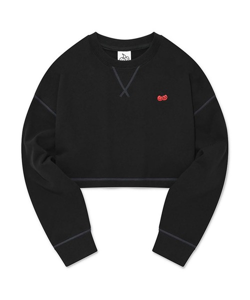KIRSH（キルシー）の「KIRSH DOODLE CHERRY CROP SWEAT LS