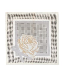 Julia Boutique | 90×90cmサイズ・ヴィンテージ風サテン生地スカーフ/100015(バンダナ/スカーフ)