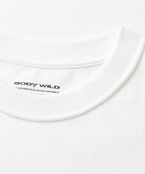 BODY WILD（ボディーワイルド）の「BODY WILD/ボディワイルド　Tシャツ 持続消臭 エチケットプラス（Tシャツ/カットソー・メンズ・ホワイト/ブラック・X-LARGE/LARGE/MEDIUM）」の14枚目の写真