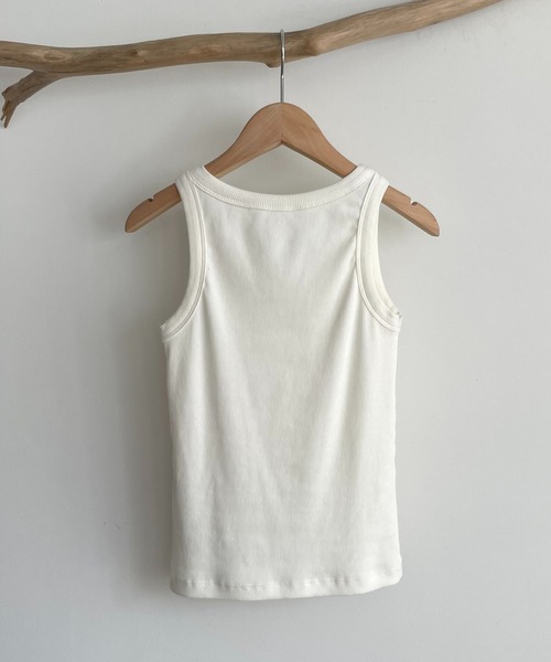 CANAL JEAN（キャナルジーン）の「El mar　リブタンクトップ（タンクトップ・レディース・ホワイト/ライトグレー/ブラック/グレー・ONE SIZE）」の17枚目の写真