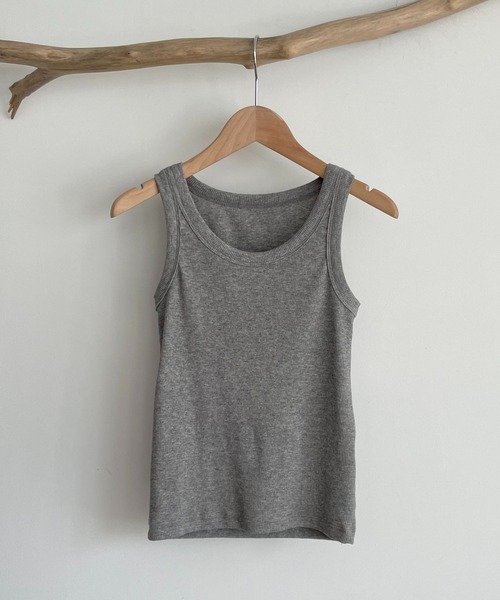 CANAL JEAN（キャナルジーン）の「El mar　リブタンクトップ（タンクトップ・レディース・ホワイト/ライトグレー/ブラック/グレー・ONE SIZE）」の19枚目の写真