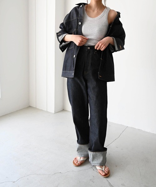 CANAL JEAN（キャナルジーン）の「El mar　リブタンクトップ（タンクトップ・レディース・ホワイト/ライトグレー/ブラック/グレー・ONE SIZE）」の11枚目の写真