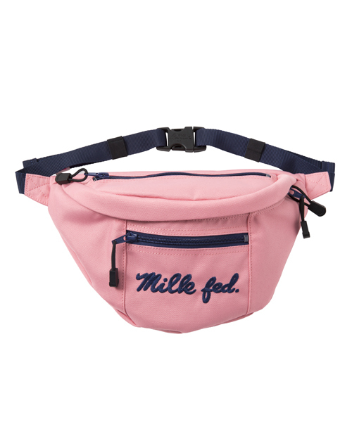 MILKFED.（ミルクフェド）の「【SEDA9月号掲載】ICING FUNNY PACK　（ファニーパック/ボディバッグ/無地）（ボディバッグ/ウエストポーチ・レディース・ブラック/ネイビー/ピンク・ONE SIZE）」の3枚目の写真