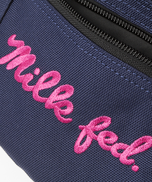 MILKFED.（ミルクフェド）の「【SEDA9月号掲載】ICING FUNNY PACK　（ファニーパック/ボディバッグ/無地）（ボディバッグ/ウエストポーチ・レディース・ブラック/ネイビー/ピンク・ONE SIZE）」の7枚目の写真