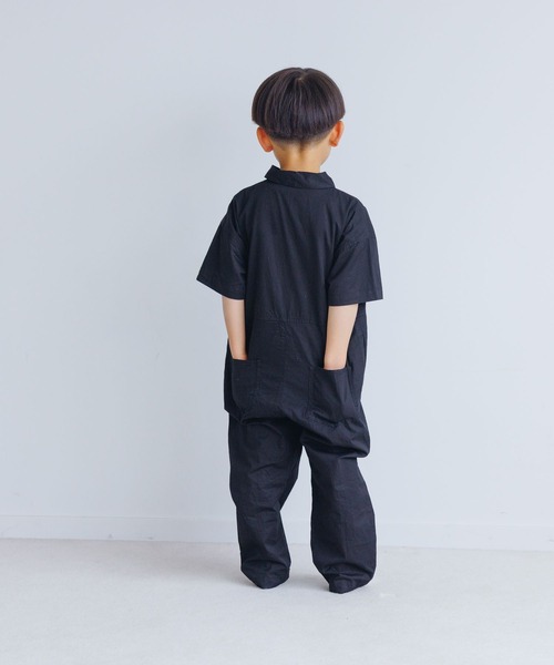 LOWRYS FARM（ローリーズファーム）の「コットンオールインワンＳＳ　275213（つなぎ/オールインワン・キッズ・ブルー/ブラック・110cm/120cm/140cm/150cm/130cm）」の6枚目の写真