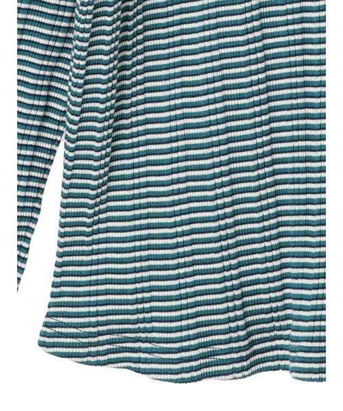 Green Parks(グリーンパークス)の「配色リブプルオーバー(Tシャツ/カットソー・レディース・イエロー/グリーン/ネイビー・FREE)」の16枚目の写真