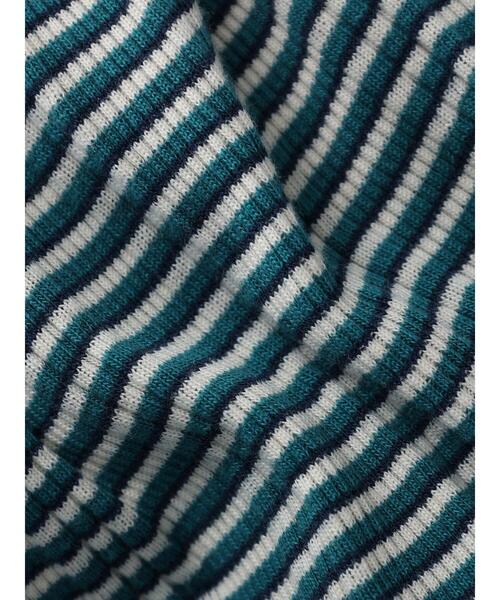 Green Parks(グリーンパークス)の「配色リブプルオーバー(Tシャツ/カットソー・レディース・イエロー/グリーン/ネイビー・FREE)」の17枚目の写真