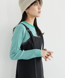 Green　Parks | 配色リブプルオーバー(Tシャツ/カットソー)