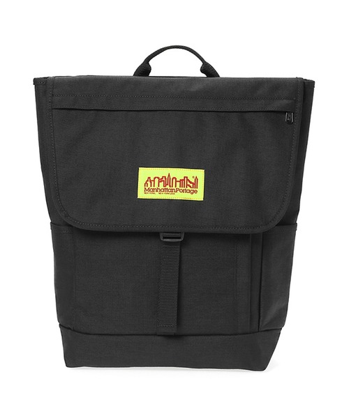 Manhattan Portage（マンハッタンポーテージ）の「Washington SQ Backpack2 NYC Print 2022SS（バックパック/リュック・メンズ・ブラック・MEDIUM）」の2枚目の写真