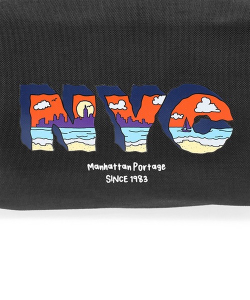 Manhattan Portage（マンハッタンポーテージ）の「Washington SQ Backpack2 NYC Print 2022SS（バックパック/リュック・メンズ・ブラック・MEDIUM）」の13枚目の写真