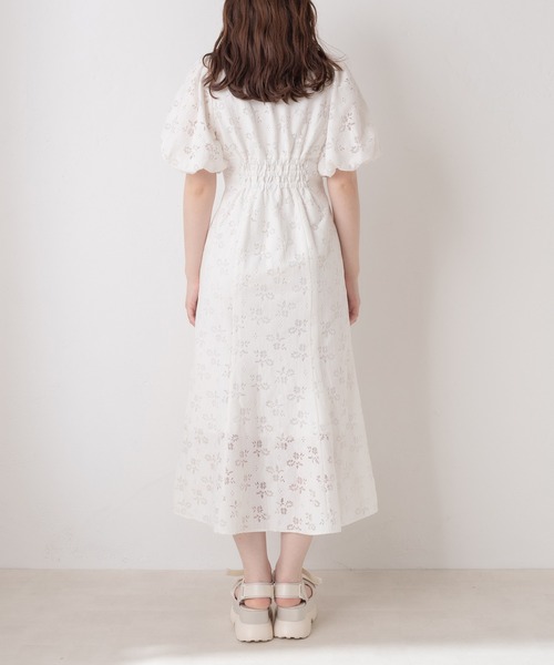 OLIVE des OLIVE（オリーブデオリーブ）の「【WEB限定カラー有】胸開きワンピース（ワンピース・レディース・オフホワイト/ブラック/ラベンダー/アイボリー/サックスブルー・FREE）」の8枚目の写真