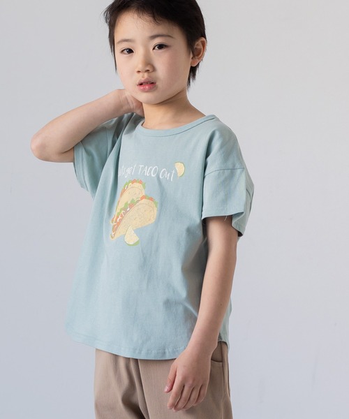 chil2（チルツー）の「かすれプリント半袖Tシャツ（Tシャツ/カットソー・キッズ・A/D/G/K/M/I/B/F/J/N/C/E/H/L・110cm/80ｃｍ/90cm/130cm/120cm/100cm）」の7枚目の写真