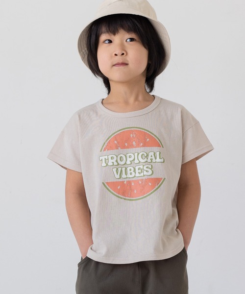 chil2（チルツー）の「かすれプリント半袖Tシャツ（Tシャツ/カットソー・キッズ・A/D/G/K/M/I/B/F/J/N/C/E/H/L・110cm/80ｃｍ/90cm/130cm/120cm/100cm）」の8枚目の写真