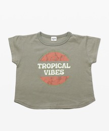 かすれプリント半袖Tシャツ