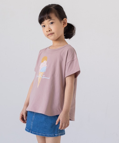 chil2（チルツー）の「かすれプリント半袖Tシャツ（Tシャツ/カットソー・キッズ・A/D/G/K/M/I/B/F/J/N/C/E/H/L・110cm/80ｃｍ/90cm/130cm/120cm/100cm）」の21枚目の写真