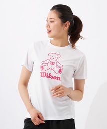 【WILSON / ウィルソン】レディースビッグロゴドライTシャツ