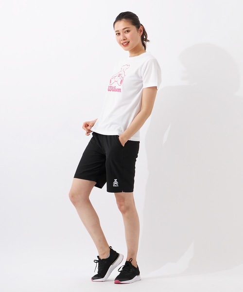 wilson(ウィルソン)の「【WILSON / ウィルソン】レディースビッグロゴドライTシャツ(Tシャツ/カットソー・レディース・ホワイト/ブラック/ネイビー/ピンク・MEDIUM/LARGE/X-LARGE)」の19枚目の写真