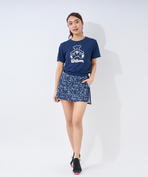 wilson(ウィルソン)の「【WILSON / ウィルソン】レディースビッグロゴドライTシャツ(Tシャツ/カットソー・レディース・ホワイト/ブラック/ネイビー/ピンク・MEDIUM/LARGE/X-LARGE)」の5枚目の写真