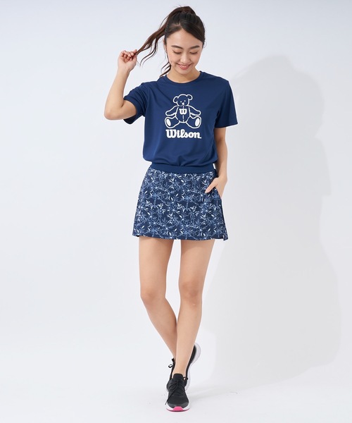 wilson(ウィルソン)の「【WILSON / ウィルソン】レディースビッグロゴドライTシャツ(Tシャツ/カットソー・レディース・ホワイト/ブラック/ネイビー/ピンク・MEDIUM/LARGE/X-LARGE)」の6枚目の写真