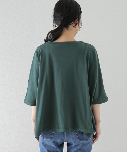 JOURNAL STANDARD LUXE（ジャーナルスタンダード　ラックス）の「オーガニックコットン プルオーバー（Tシャツ/カットソー・レディース・チャコールグレー/ライトグレー/グリーン・FREE）」の6枚目の写真