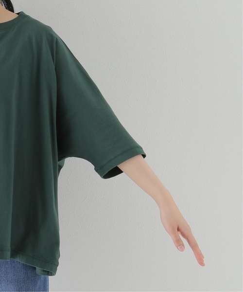 JOURNAL STANDARD LUXE（ジャーナルスタンダード　ラックス）の「オーガニックコットン プルオーバー（Tシャツ/カットソー・レディース・チャコールグレー/ライトグレー/グリーン・FREE）」の9枚目の写真