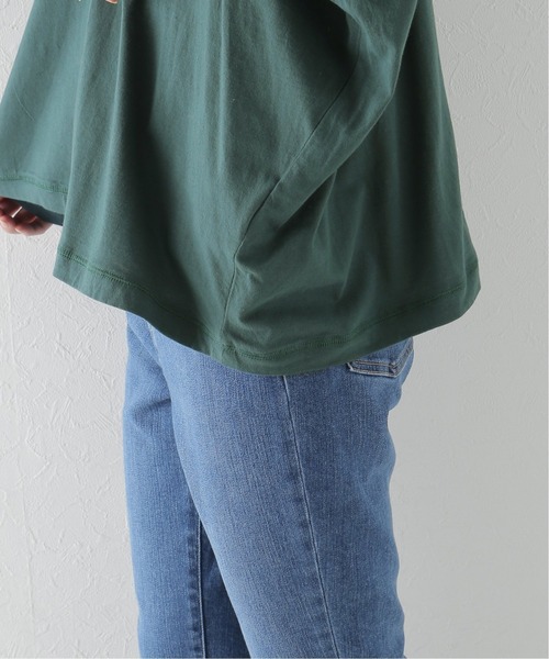 JOURNAL STANDARD LUXE（ジャーナルスタンダード　ラックス）の「オーガニックコットン プルオーバー（Tシャツ/カットソー・レディース・チャコールグレー/ライトグレー/グリーン・FREE）」の11枚目の写真