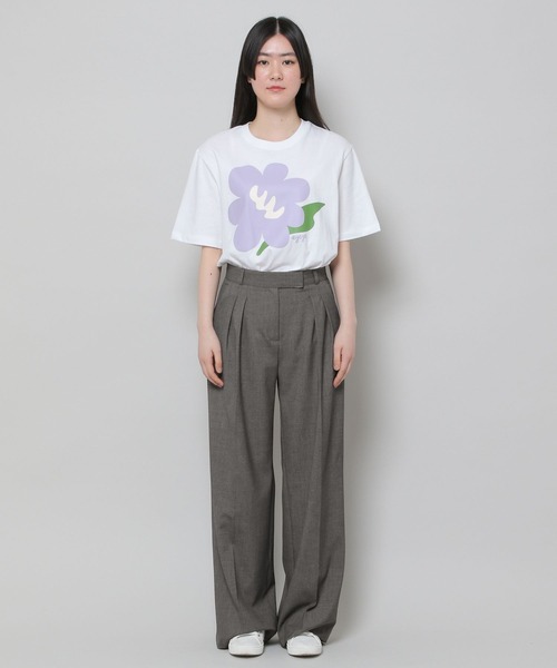 ALAND(エーランド)の「3.3Field Trip/2-TUCK WIDE パンツ 2279874(スラックス・レディース・ブラック/グレー/カーキ・SMALL/MEDIUM)」の8枚目の写真