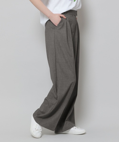 ALAND(エーランド)の「3.3Field Trip/2-TUCK WIDE パンツ 2279874(スラックス・レディース・ブラック/グレー/カーキ・SMALL/MEDIUM)」の20枚目の写真