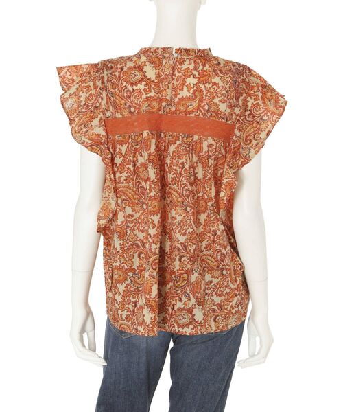 Ungrid（アングリッド）の「ペイズリーコットンノースリフリルブラウス（シャツ/ブラウス・レディース・レッド/ブルー/グリーン系その他・FREE）」の18枚目の写真