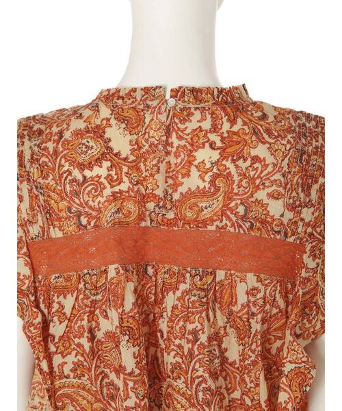 Ungrid（アングリッド）の「ペイズリーコットンノースリフリルブラウス（シャツ/ブラウス・レディース・レッド/ブルー/グリーン系その他・FREE）」の19枚目の写真