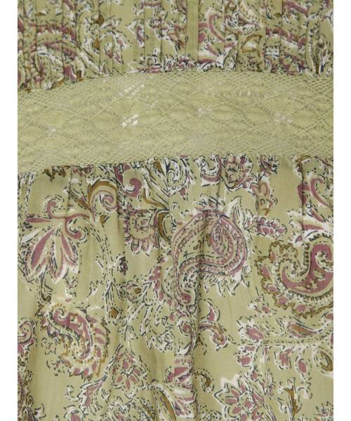 Ungrid（アングリッド）の「ペイズリーコットンノースリフリルブラウス（シャツ/ブラウス・レディース・レッド/ブルー/グリーン系その他・FREE）」の5枚目の写真