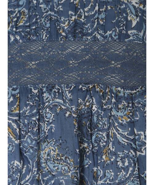 Ungrid（アングリッド）の「ペイズリーコットンノースリフリルブラウス（シャツ/ブラウス・レディース・レッド/ブルー/グリーン系その他・FREE）」の6枚目の写真