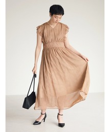 armonia | armonia. 袖フリル柄ワンピース(ワンピース)