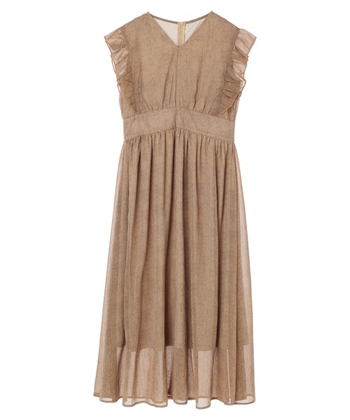 armonia(アルモニーア)の「armonia. 袖フリル柄ワンピース(ワンピース・レディース・ブラック/ベージュ/ネイビー・FREE)」の17枚目の写真