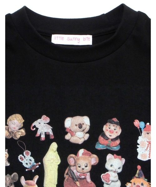 Little sunny bite（リトルサニーバイト）の「shana sadeghi-ray x little sunny bite Animal big tee（Tシャツ/カットソー・レディース・ホワイト/ブラック/ブルー・FREE）」の18枚目の写真