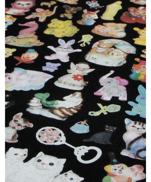 Little sunny bite（リトルサニーバイト）の「shana sadeghi-ray x little sunny bite Animal big tee（Tシャツ/カットソー・レディース・ホワイト/ブラック/ブルー・FREE）」の20枚目の写真