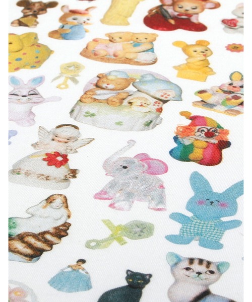 Little sunny bite（リトルサニーバイト）の「shana sadeghi-ray x little sunny bite Animal big tee（Tシャツ/カットソー・レディース・ホワイト/ブラック/ブルー・FREE）」の12枚目の写真