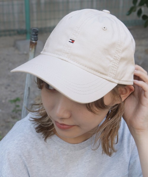 TOMMY HILFIGER(トミーヒルフィガー)の「TOMMY HILFIGER / トミーヒルフィガー AM MINI FLAG CAP ベースボール キャップ(キャップ・メンズ・ブラック/ベージュ/ネイビー/レッド/ゴールド/オレンジ/ブルー/グリーン・FREE)」の3枚目の写真