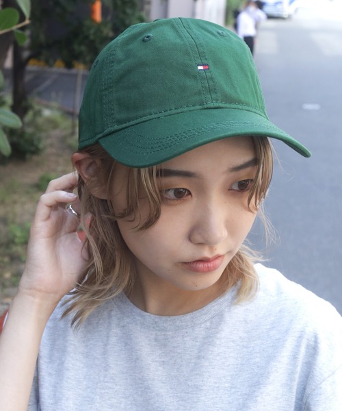 TOMMY HILFIGER(トミーヒルフィガー)の「TOMMY HILFIGER / トミーヒルフィガー AM MINI FLAG CAP ベースボール キャップ(キャップ・メンズ・ブラック/ベージュ/ネイビー/レッド/ゴールド/オレンジ/ブルー/グリーン・FREE)」の4枚目の写真