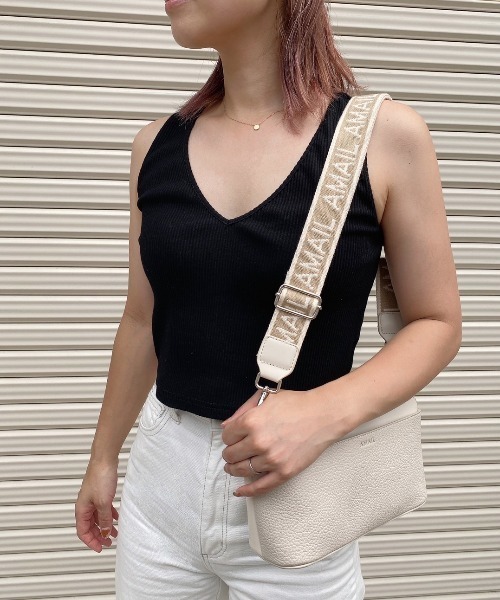 AMAIL(アマイル)の「Fashionable 2way cloth(タンクトップ・レディース・ホワイト/ブラック/レッド/グリーン・FREE)」の3枚目の写真