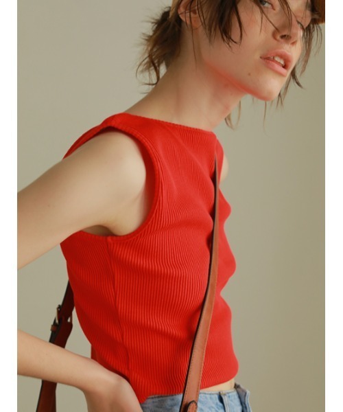 AMAIL(アマイル)の「Fashionable 2way cloth(タンクトップ・レディース・ホワイト/ブラック/レッド/グリーン・FREE)」の20枚目の写真