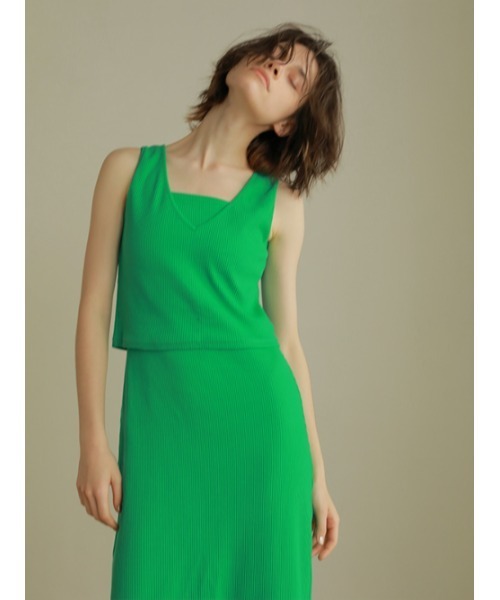 AMAIL(アマイル)の「Fashionable 2way cloth(タンクトップ・レディース・ホワイト/ブラック/レッド/グリーン・FREE)」の6枚目の写真