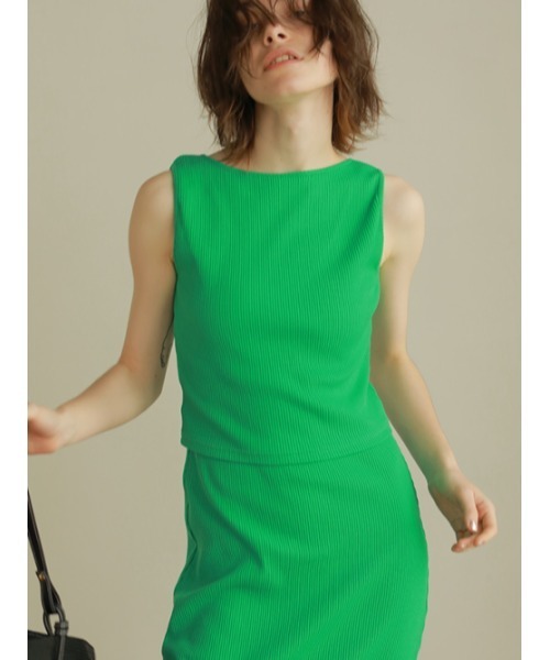 AMAIL(アマイル)の「Fashionable 2way cloth(タンクトップ・レディース・ホワイト/ブラック/レッド/グリーン・FREE)」の9枚目の写真