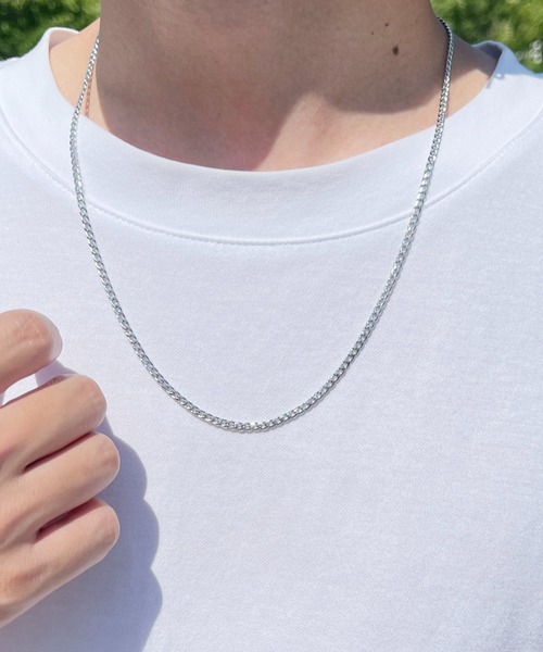 PairPair（ペアペア）の「ロングチェーンネックレス(ユニセックス)（ネックレス・レディース・シルバー/ゴールド・FREE）」の2枚目の写真