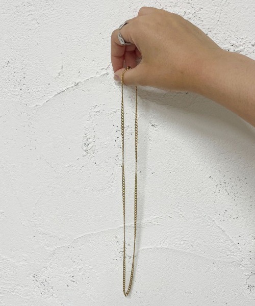 PairPair（ペアペア）の「ロングチェーンネックレス(ユニセックス)（ネックレス・レディース・シルバー/ゴールド・FREE）」の10枚目の写真
