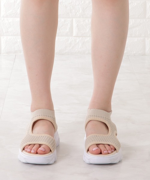 28cm　スポーツサンダル あしながおじさん by スポーツサンダル 厚底サンダル レディース